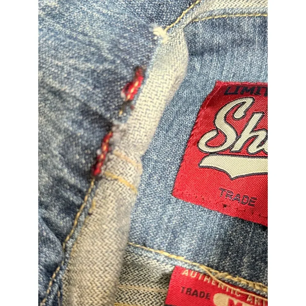 RARE Shady Limited Vintage Y2K Denim Jacket - 8 Mile Eminem Slim Shady - Medium